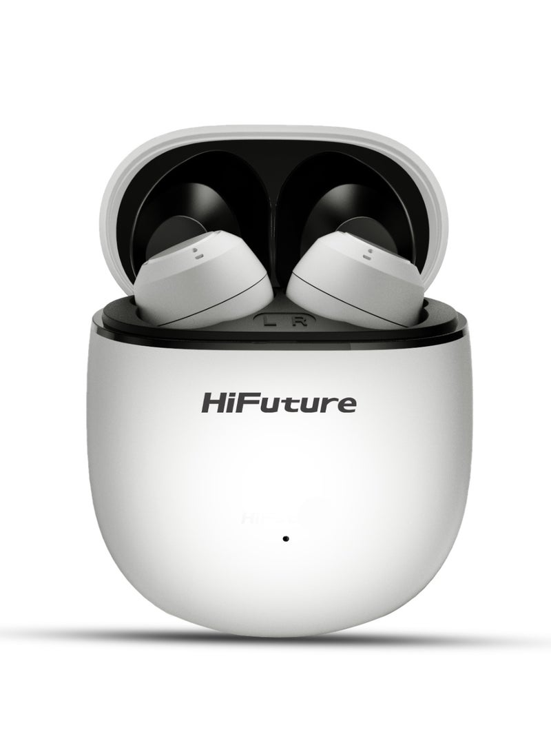 هاي فيوتشر سماعات أذن لاسلكية HiFuture OlymBuds3 Comfort Fit TWS – صوت جهير قوي، 25 ساعة تشغيل، بلوتوث 5.3 - Image 1